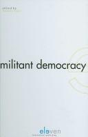 Cover of: Militant Democracy