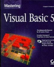 Cover of: Mastering Visual Basic 5