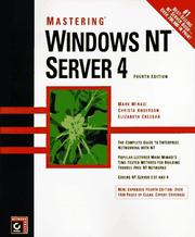 Cover of: Mastering Windows NT Server 4