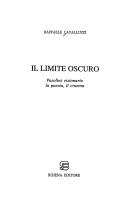 Cover of: limite oscuro: Pasolini visionario, la poesia, il cinema