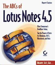 Cover of: The ABCs of Lotus Notes 4.5