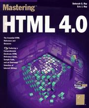 Cover of: Mastering Html 4.0