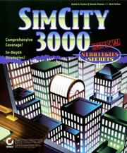 Cover of: SimCity 3000 unofficial strategies & secrets by Daniel A. Tauber