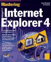 Cover of: Mastering Microsoft Internet Explorer 4