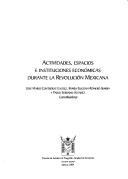 Cover of: Actividades, espacios e instituciones económicas durante la Revolución Mexicana by José Mario Contreras Valdez