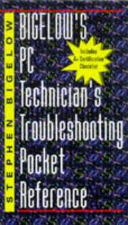 Cover of: Bigelow's PC technician's troubleshooting pocket reference