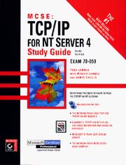 Cover of: MCSE : TCP/IP for Nt Server 4 Study Guide, 3rd Edition