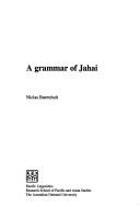 Cover of: A grammar of Jahai by Niclas Burenhult