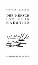 Cover of: Der Mensch ist kein Haustier: drama