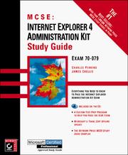 Cover of: McSe: Internet Explorer 4 Administration Kit Study Guide (Certification Study Guide)