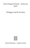 Cover of: Heidegger und die Griechen