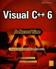 Cover of: Visual C++ 6 in record time by Steven Holzner