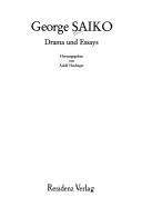 Cover of: Drama und Essays