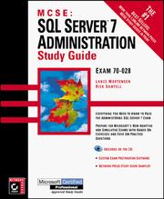 Cover of: MCSE: SQL Server 7 Administration Study Guide