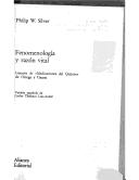 Cover of: Fenomenologi□a y razo□n vital by Philip Silver, Philip Silver