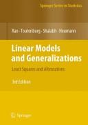 Cover of: Linear models and generalizations: least squares and alternatives