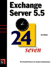 Cover of: Exchange Server 5.5 by Jim McBee