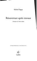 Cover of: Réouverture après travaux