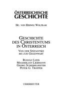 Cover of: Geschichte des Christentums in Österreich by Rudolf Leeb ... [et al.].