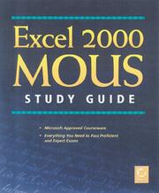 Cover of: Excel 2000 MOUS study guide