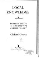 Cover of: Local knowledge by Clifford Geertz