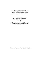 Cover of: El léxico animal del Cancionero de Baena