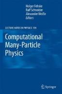 Cover of: Computational many-particle physics