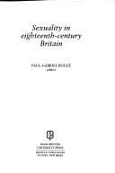 Cover of: Sexuality in eighteenth-century Britain