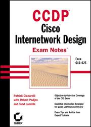 Cover of: CCDP: Cisco Internetwork Design Exam Notes
