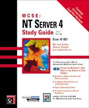 Cover of: MCSE: NT Server 4 Study Guide, 3rd edition
