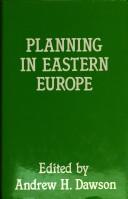 Cover of: Planning in Eastern Europe