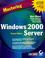 Cover of: Mastering Windows 2000 Server (Second Edition)