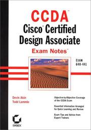 Cover of: CCDA: Cisco Certified Design Associate Exam Notes Exam 640-441