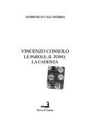 Cover of: Vincenzo Consolo: le parole, il tono, la cadenza