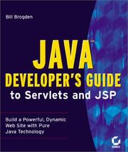 Cover of: Java developer's guide to Servlets and JSP