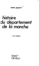 Cover of: Historie du département de la manche.