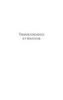 Cover of: Transcendance et finitude: la synthèse transcendantale dans la Critique de la raison pure de Kant