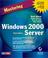 Cover of: Mastering Windows 2000 Server (Third Edition)