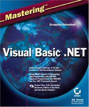 Cover of: Mastering Visual Basic .NET