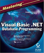 Cover of: Mastering Visual Basic .NET Database Programming