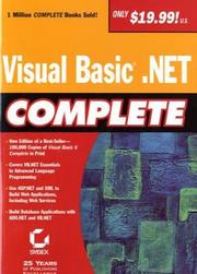 Cover of: Visual Basic .NET Complete by Sybex Inc., Sybex Inc.