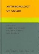 Cover of: Anthropology of color: interdisciplinary multilevel modeling