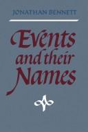 Cover of: Events and their names by Jonathan Francis Bennett