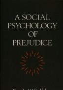 Cover of: social psychology of prejudice | Douglas Bethlehem