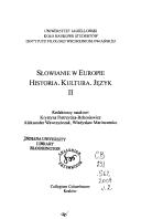 Słowianie w Europie by Krystyna Pietrzycka-Bohosiewicz, Aleksander Wawrzyńczak