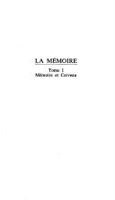 Cover of: La Mémoire