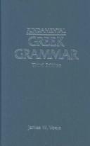 Cover of: Fundamental Greek grammar by James W. Voelz