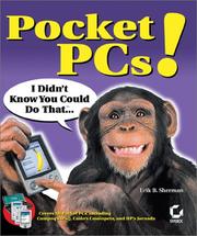 Cover of: Pocket PCs! I Didn't Know You Could do That (With CD-ROM) by Erik B. Sherman