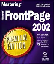 Cover of: Mastering Frontpage 2002 Premium Edition