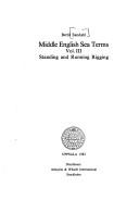 Middle English sea terms by Bertil Sandahl